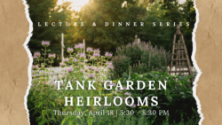 Lecture & Dinner Series: Tank Garden Heirlooms @ Heritage Hill State Historical Park | Green Bay | Wisconsin | United States